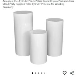 Metal Cylinder display stands