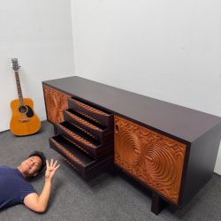 *Open Box* (Brand New) Frida Solid Mahogany Cabinet / Console Table by Tikamoon 🟤 Can Deliver