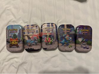 Pokemon TCG Luminose City Mini Tin Set of 5