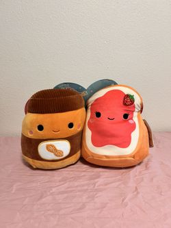 Squishmallows : Brizby & Iman Peanut Butter Jelly Set