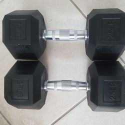 A Pair of 25lb Dumbbells