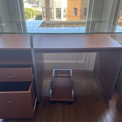 Computer Desk with File Cabinet
