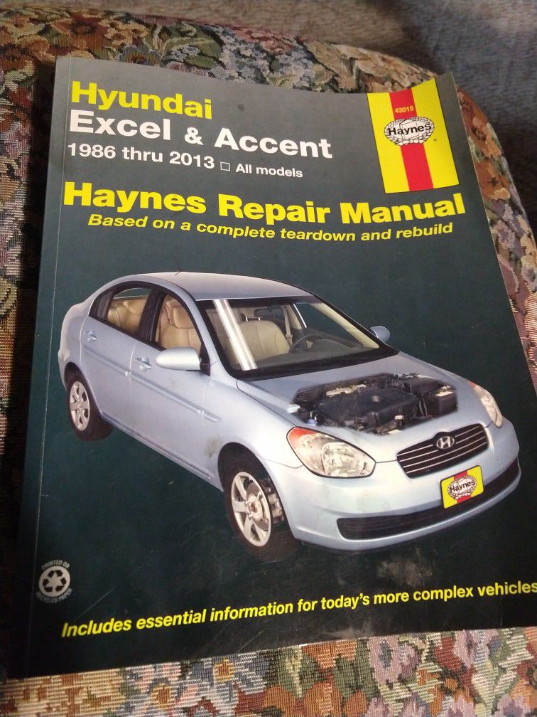 Haynes 1986-2013 Hyundai Excel And Accent