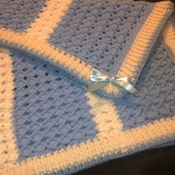 Cobijita A Crochet Para Diferentes Ocaciones  Cumpleaños Oh Recibimiento De Bebe