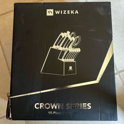 Wizeka 15pc Knife Set 