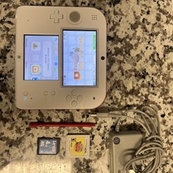 Nintendo 2DS White/Red