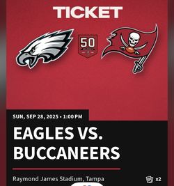 Tampa Bay Buccaneers club access seats with parking pass two tickets