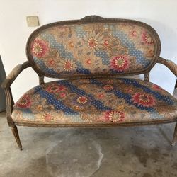 Antique Louis XV Style Loveseat