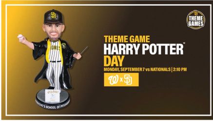 PRESALE -PADRES HARRY POTTER DAY! MUSGROVE BOBBLEHEAD $49.95