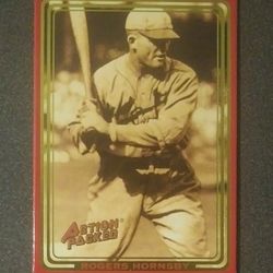 1993 Action Packed All-star Gallery Rogers Hornsby Saint Louis Cardinals St. #95 Baseball Card Hi-Pro Cooperstown Collection Vintage Collectible MLB