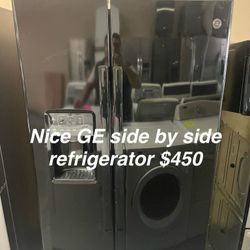 Nice GE Side By Side Refrigerator 