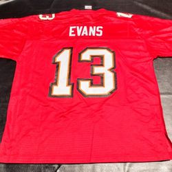New Tampa Bay Buccaneers Mike Evans #13 Red Fanatics L Jersey NFL Proline NFLPA. 