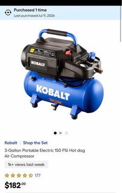 Kobalt Air compressor