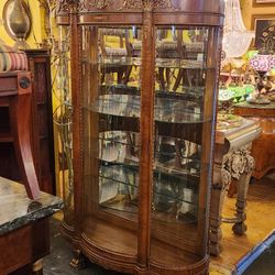 Antique French Curio Cabinet 