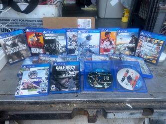 Used PS4 games