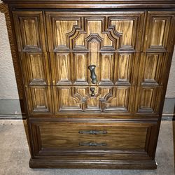 Vintage tall dresser