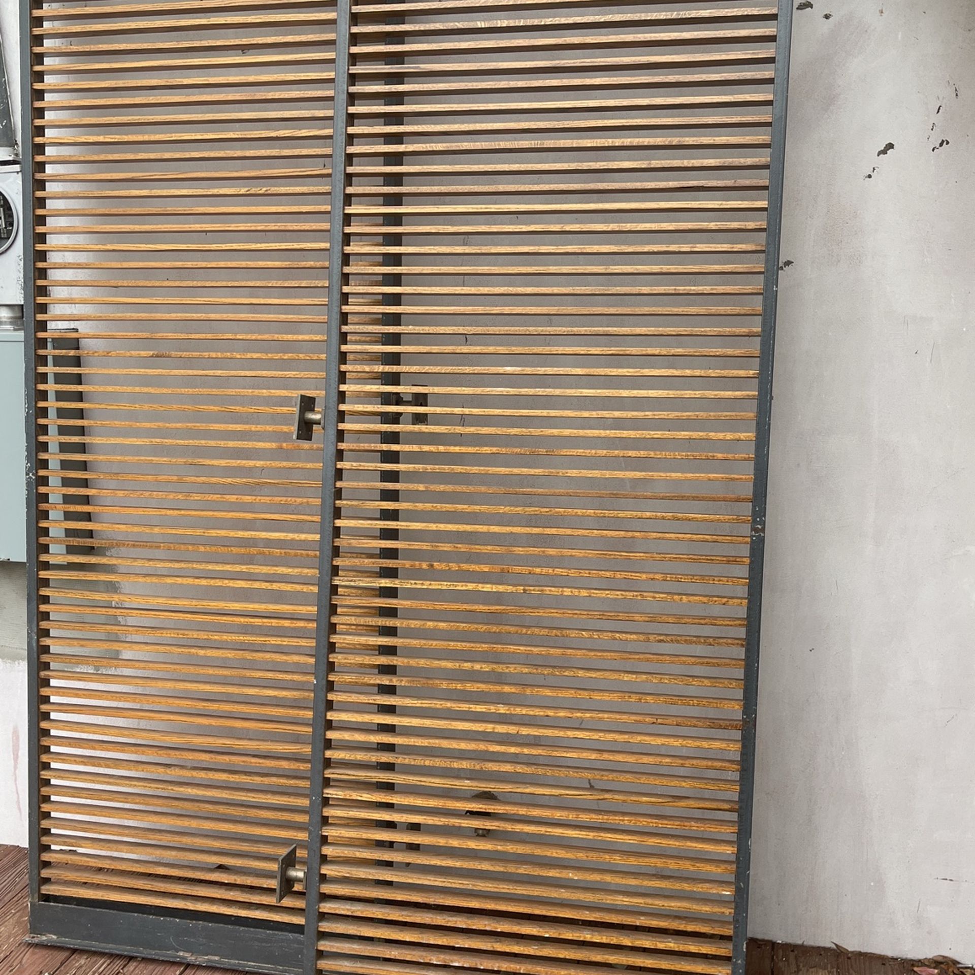 Estructuras Decorativas De Fierro Y Madera 34 De Ancho Y 8 Pies De Alto