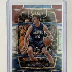 2021-22 Panini Select Concourse Tri-Color Wave Prizm #15 Franz Wagner RC