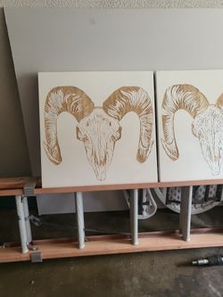 2 paintings from Z Gallery