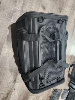 Collapsible Black pet Travel Bag 17"