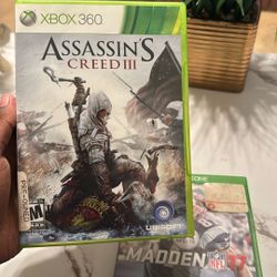 Selling Assassins Creed 3 For Xbox 360 And Probably  Xbox One