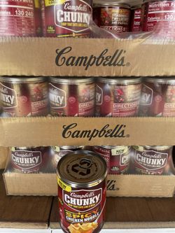 8 Pack 16oz Campbells Spicy Chicken Noodle Soup