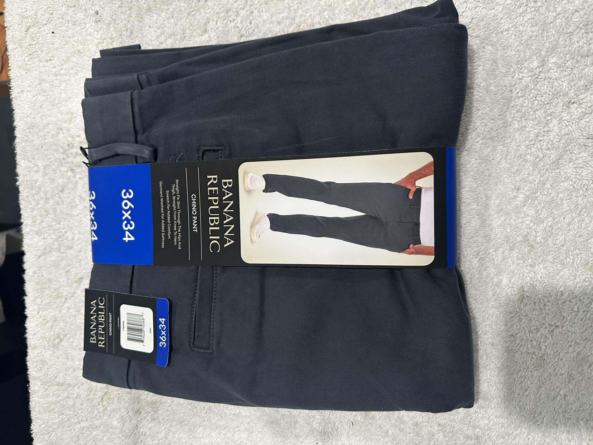 BANANA REPUBLIC CHINO PANT 36x34