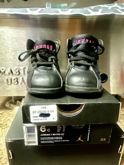 Pink and Black Jordan 7 Retro GT