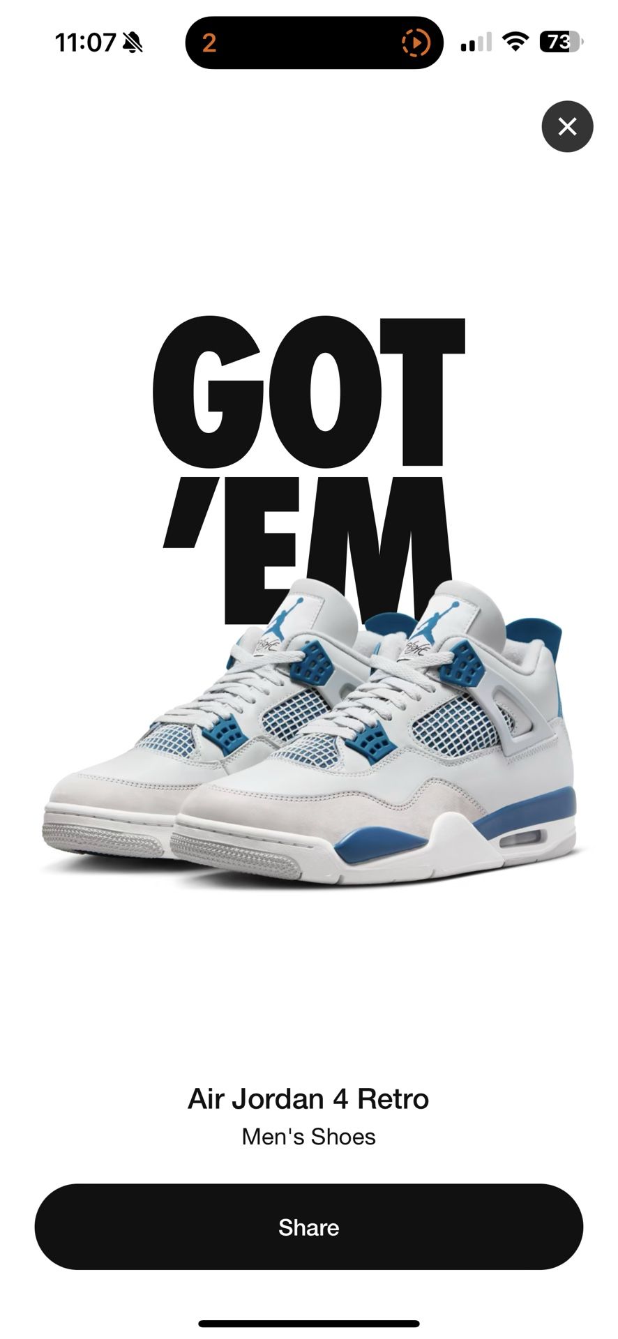 Industrial Blue - Jordan 4