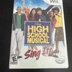 High School Musical Sing It Nintendo Wii 