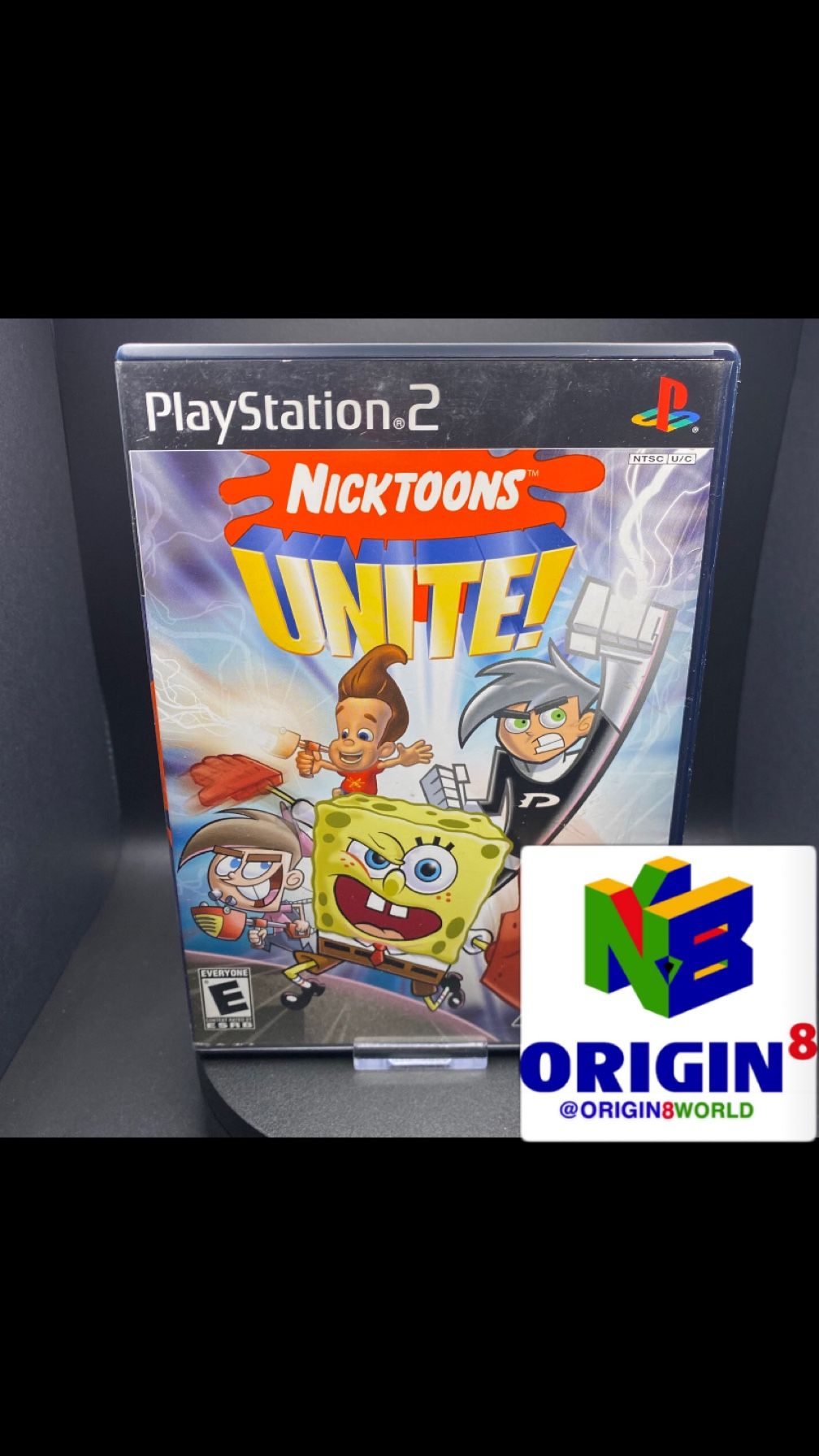 Nicktoons Unite Nickelodeon For Sony PlayStation 2 PS2 Video Game Tested Original Brand Name Complete In Box CIB