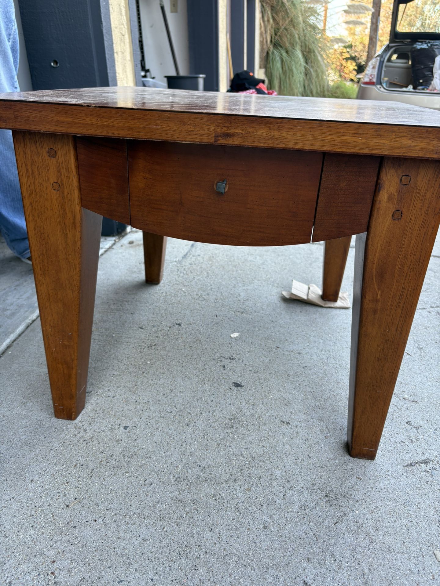 Wooden End Table