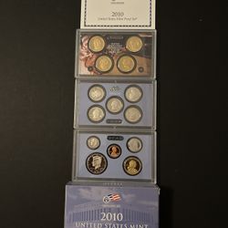 Coins – Brilliant Uncirculated 2010S (San Francisco mint) in original packaging – Total 14 coins