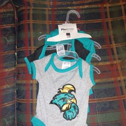 Pro Edge baby gear Coastal Carolina bodysuit set 0-3 months 