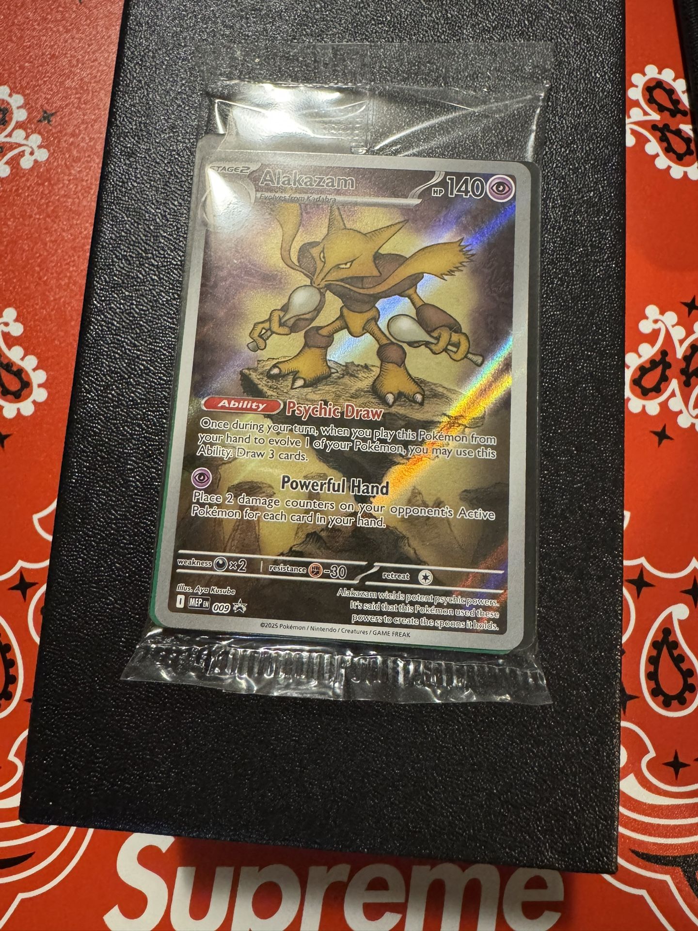Pokemon Alakazam 009 Promo Mega Evolutions Sealed