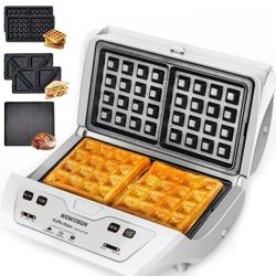 Grill And Waffle Maker New