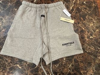 Fear Of God Essentials Shorts Dark Oatmeal Size Large