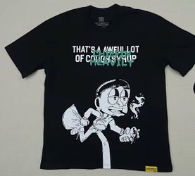 Luxury cough shirt black and green size M