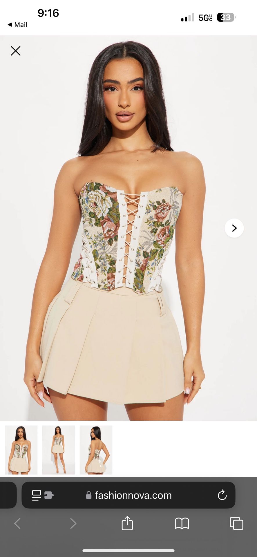Corset top