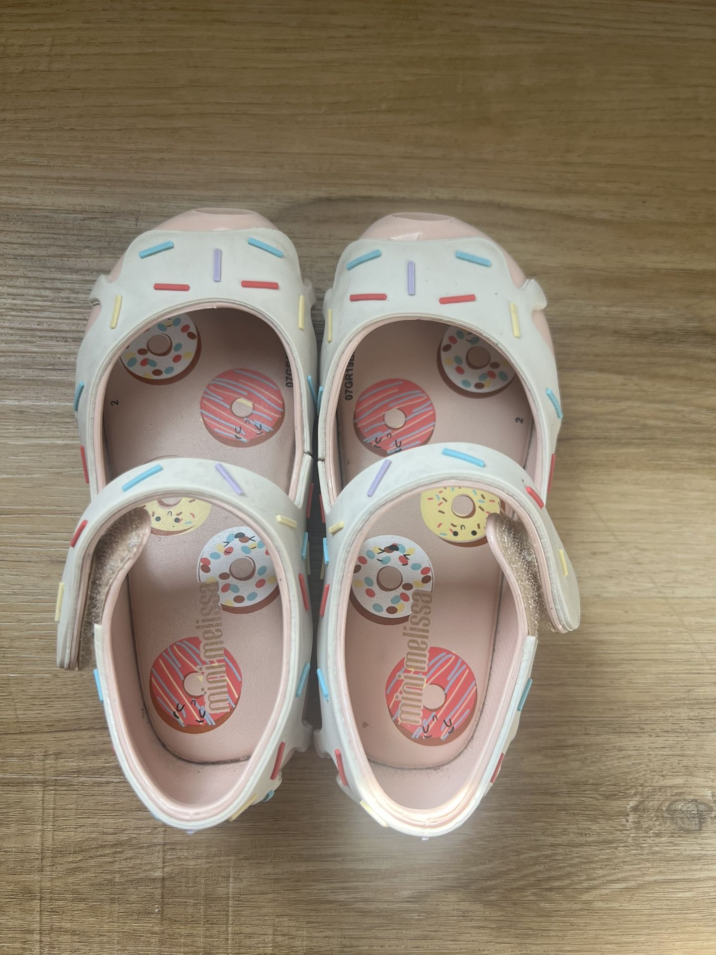 Minni Melissa Flat Ultragirl Donut BB Mary Jane Girl Shoes size 2