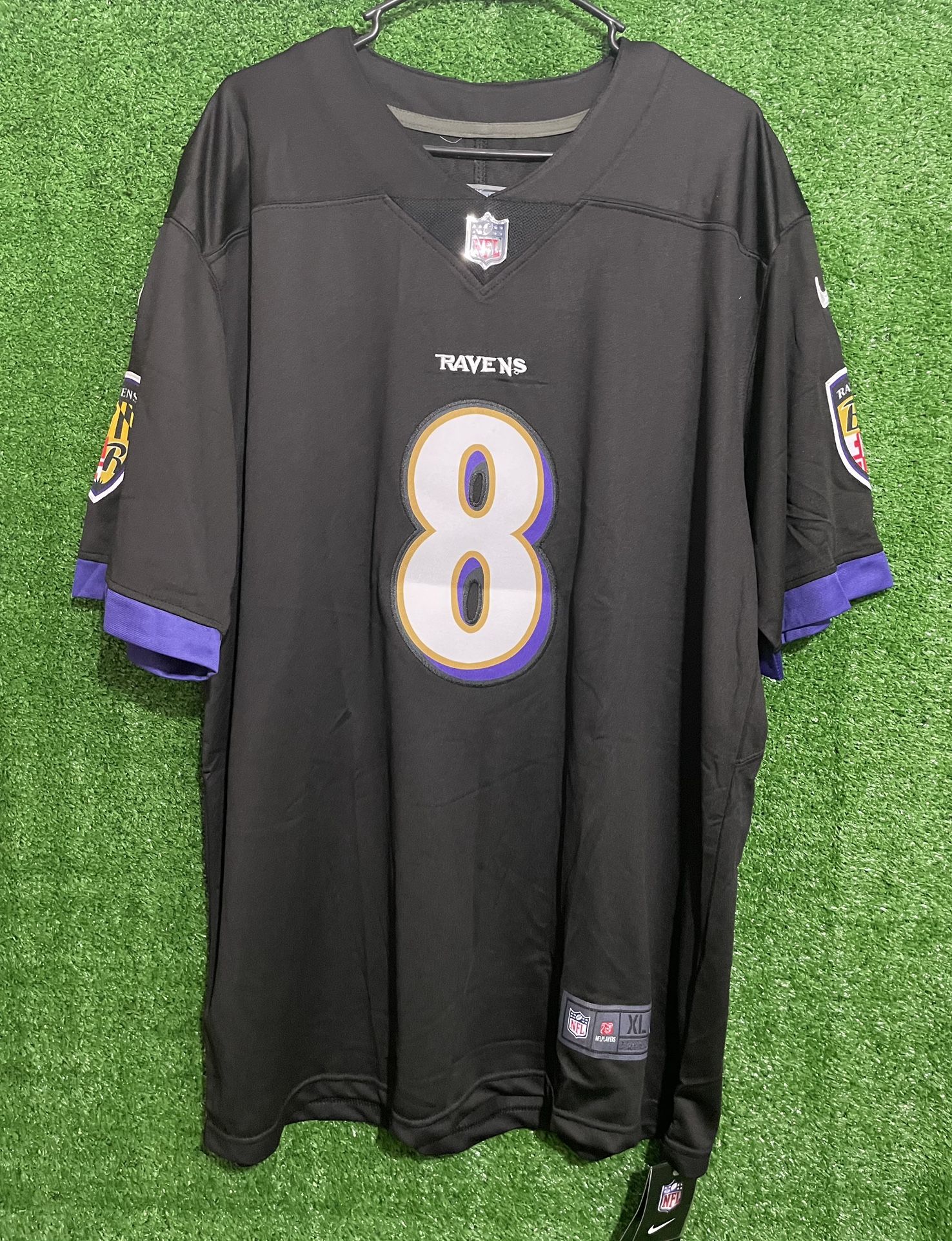 LAMAR JACKSON BALTIMORE RAVENS NIKE JERSEY BRAND NEW WITH TAGS SIZES MEDIUM AND LARGE AVAILABLE