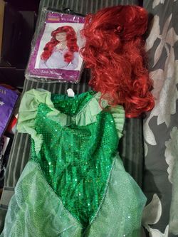 Girls Little Mermaid Costume Size 4T-5T