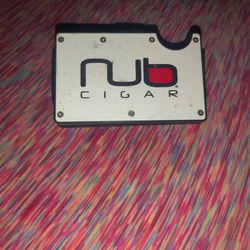 Nub Cigar Slim Wallet  With Money Clip 