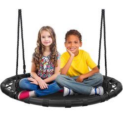 Sorbus Saucer Tree Swing -Kids Outdoor Disc Round Swing - 40"