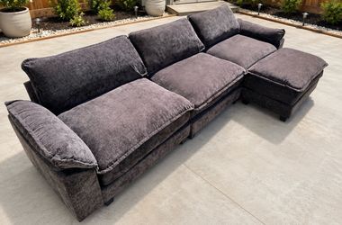 Sofa couch lounger set sofa soft pillow top $200
