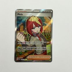 Mela 140/131 Prismatic Evolutions Double Rare Full Art M NM Pokémon Card 