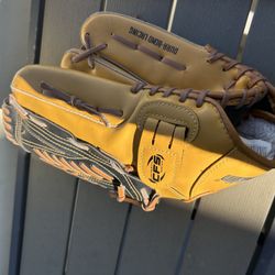 Used Softball/Baseball Equipment - Mitt (13”), Batting Gloves, Plastic Cleats (M10.5)