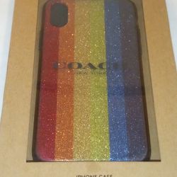 Coach IPHONE XR CASE Multicolor Fun Glitter Unique Style