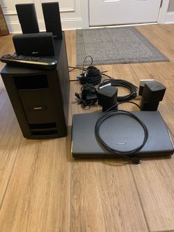 “Bose” Model PS28 iii Powered Speaker System & Base Module, AV35 Control Console, Etc.
