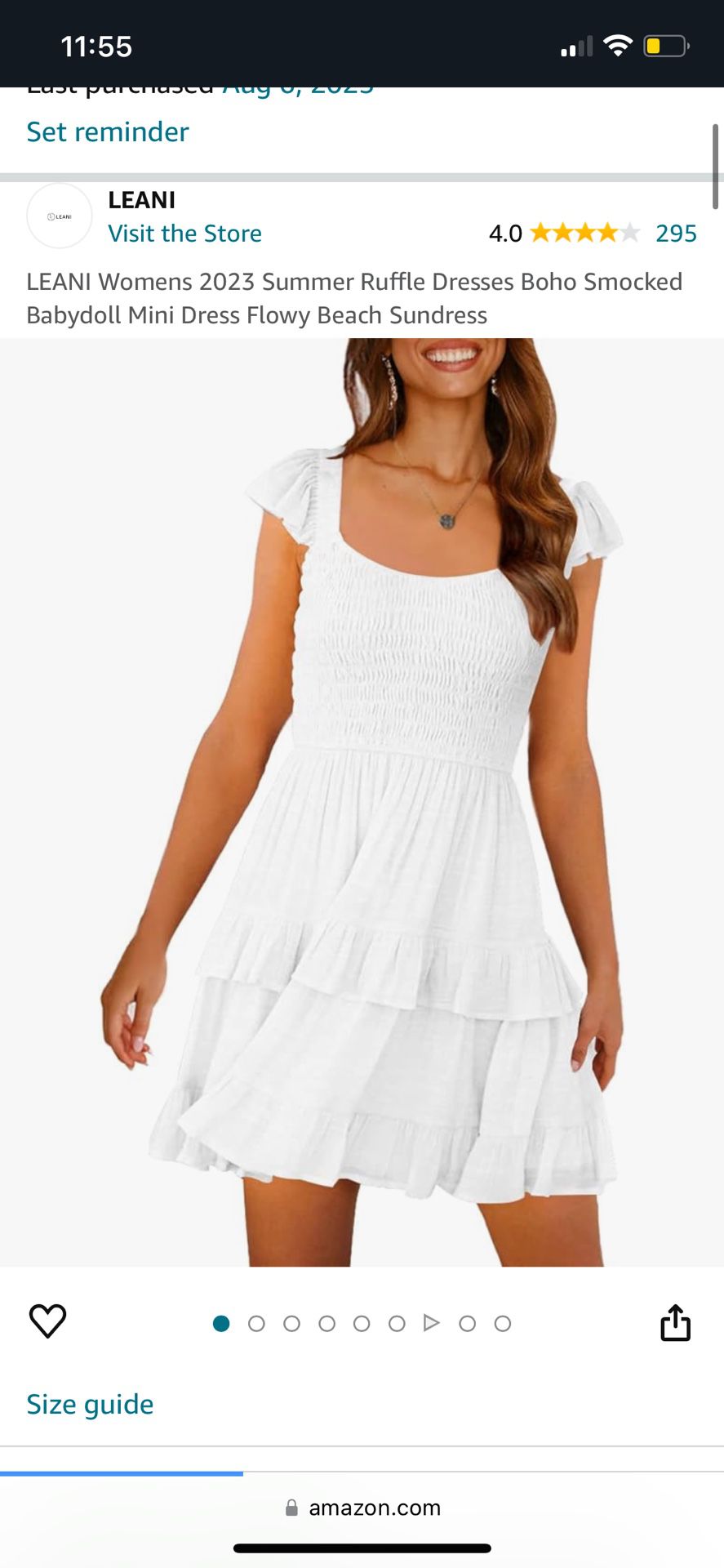 Cute White Summer Dress